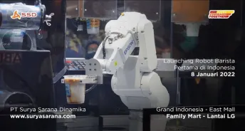 Robot Barista Pertama di Indonesia